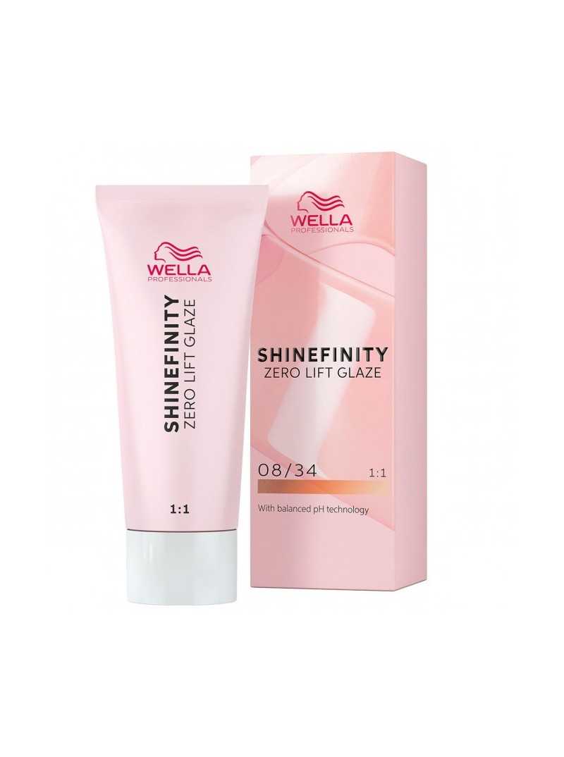 WELLA SHINEFINITY ZERO LIFT GLAZE 08/34 SPICY GINGER 60ML|Mathiss