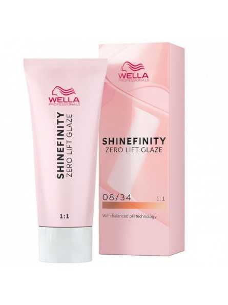 WELLA SHINEFINITY ZERO LIFT GLAZE 08/34 SPICY GINGER 60ML|Mathiss