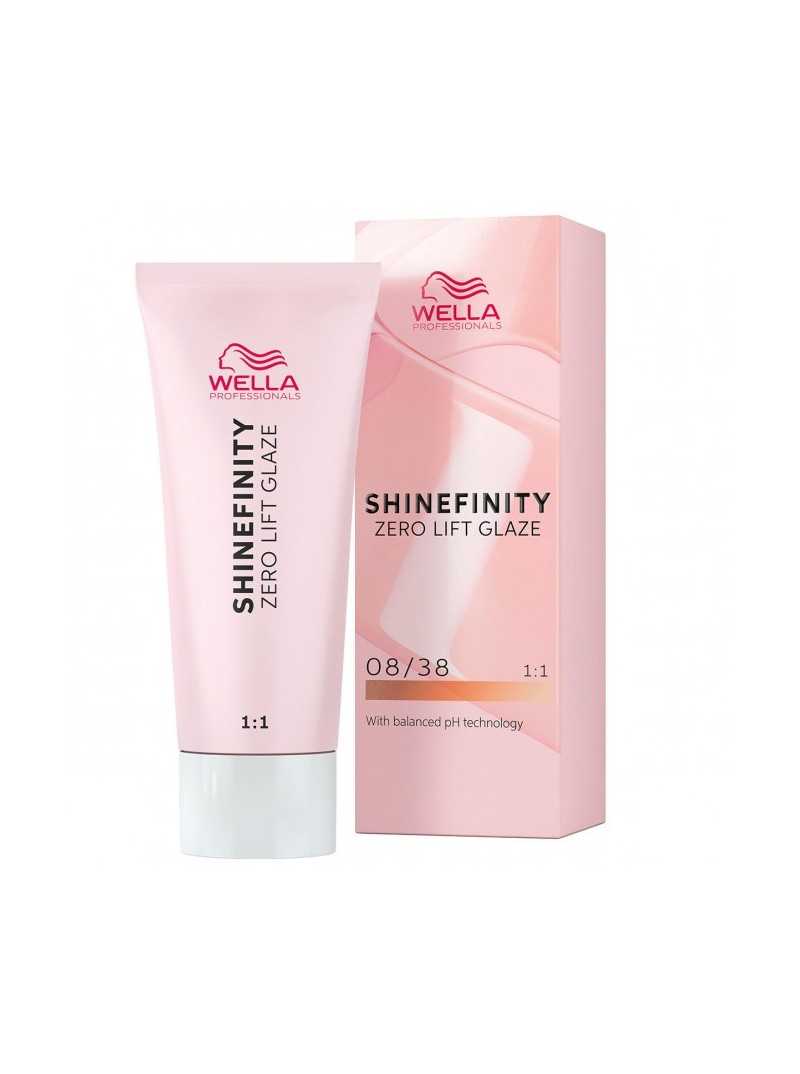 WELLA SHINEFINITY ZERO LIFT GLAZE 08/38 HONEY LATTE 60ML|Mathiss