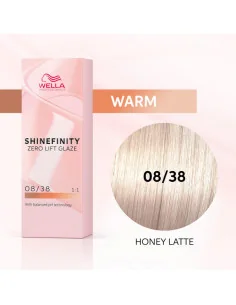 WELLA SHINEFINITY ZERO LIFT GLAZE 08/38 HONEY LATTE 60ML 2