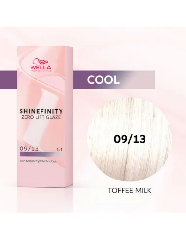 WELLA SHINEFINITY ZERO LIFT GLAZE 09/13 TOFFEE MILK 60ML