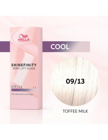 WELLA SHINEFINITY ZERO LIFT GLAZE 09/13 TOFFEE MILK 60ML