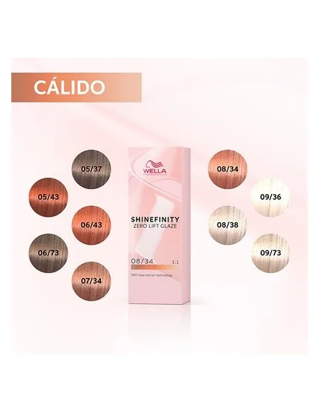WELLA SHINEFINITY ZERO LIFT GLAZE 09/73 CARAMEL MILK 60ML