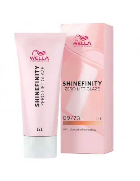 WELLA SHINEFINITY ZERO LIFT GLAZE 09/73 CARAMEL MILK 60ML