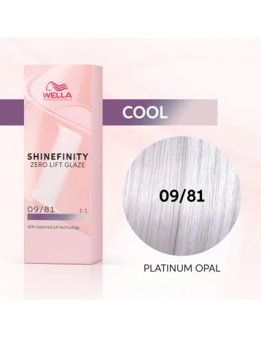 Wella Shinefinity Zero Lift Glaze 09/81 Platinum Opal 60ml