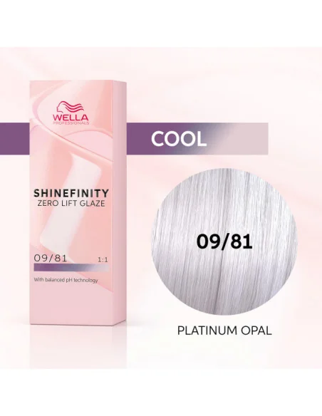 Wella Shinefinity Zero Lift Glaze 09/81 Platinum Opal 60ml