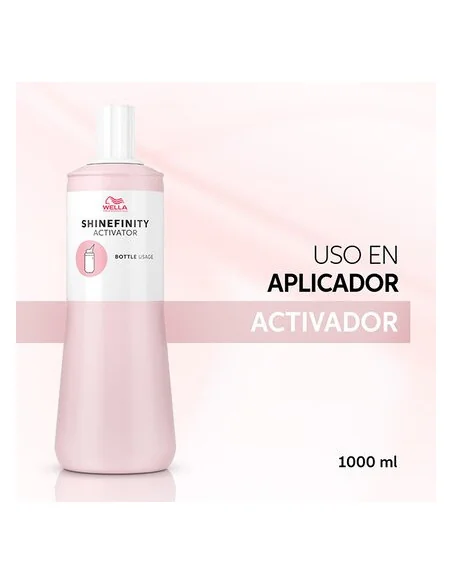 Wella Shinefinity Activator Bottle Usage 1000ml