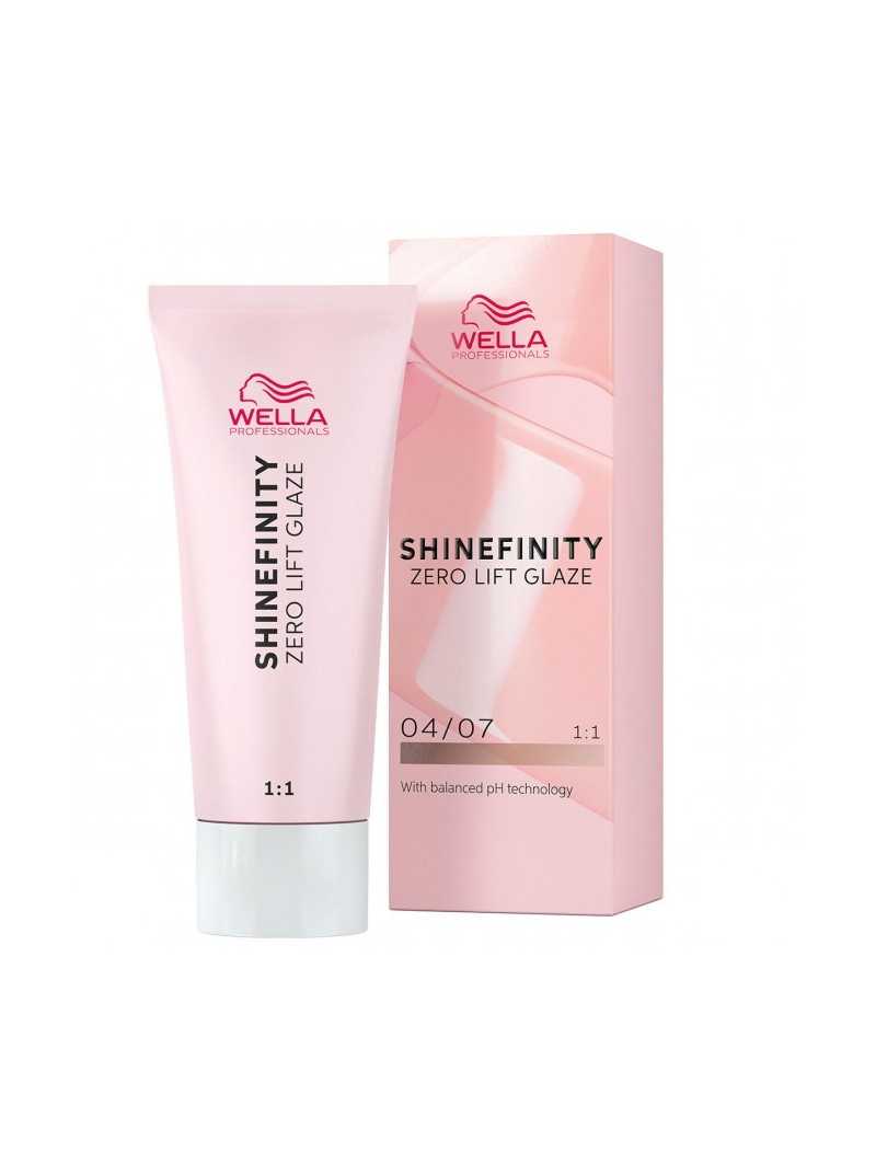 WELLA SHINEFINITY ZERO LIFT GLAZE 04/07 BITTER CHOCOLAT 60ML|Mathiss