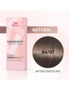 WELLA SHINEFINITY ZERO LIFT GLAZE 04/07 BITTER CHOCOLAT 60ML 2