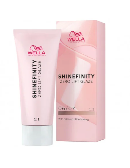 WELLA SHINEFINITY ZERO LIFT GLAZE 06/07 DEEP WALNUT 60ML