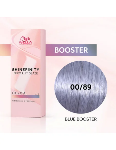 WELLA SHINEFINITY ZERO LIFT GLAZE 00/89 BLUE BOOSTER 60ML