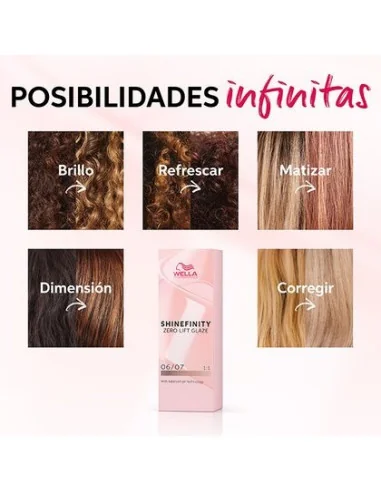WELLA SHINEFINITY ZERO LIFT GLAZE 09/05 SILK BLUSH 60ML