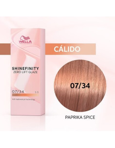 WELLA SHINEFINITY ZERO LIFT GLAZE 07/34 PAPRIKA SPICE 60ML