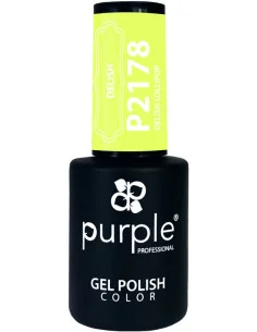 PURPLE GEL POLISH COLOR DELISH LOLLIPOP 10ML