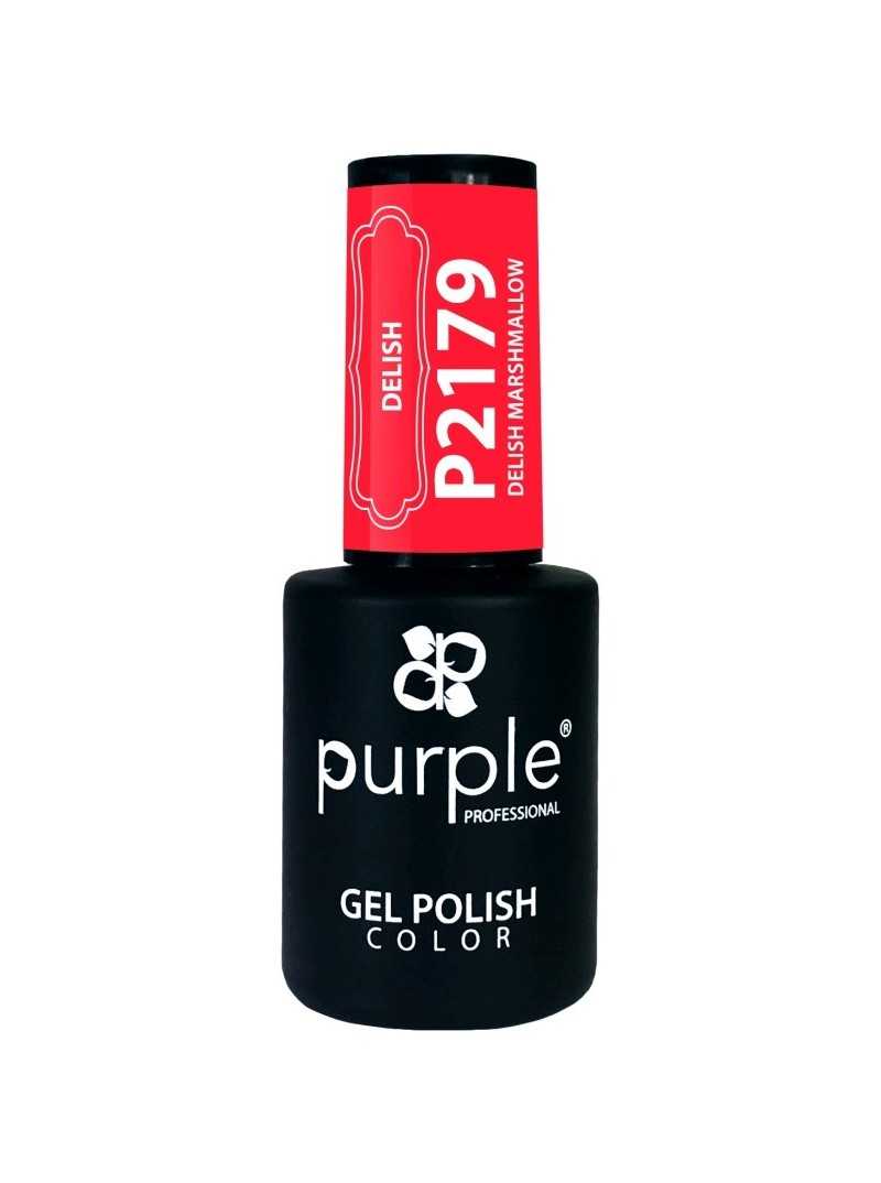 PURPLE GEL POLISH COLOR DELISH MARSHMALLOW 10ML|Mathiss