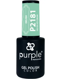 PURPLE GEL POLISH COLOR DELISH ICE CREAM 10ML