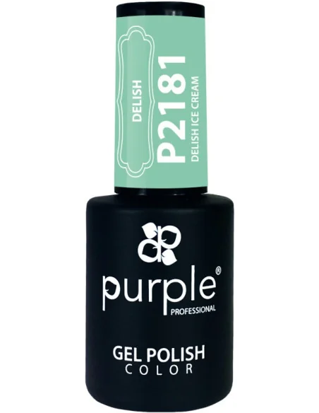 PURPLE GEL POLISH COLOR DELISH ICE CREAM 10ML