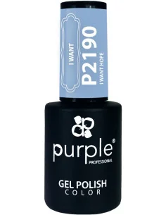 PURPLE GEL POLISH COLOR I WANT HOPE 10ML