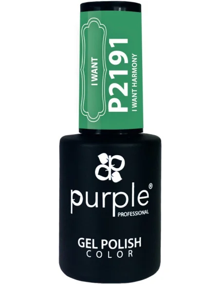 PURPLE GEL POLISH COLOR I WANT HARMONY 10ML