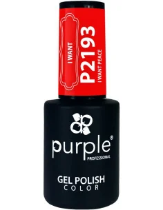 PURPLE GEL POLISH COLOR I WANT PEACE 10ML