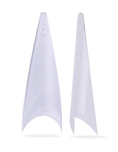 PURPLE XXL EXTRA LONG STILETTO CLEAR NAIL TIPS 360UDS