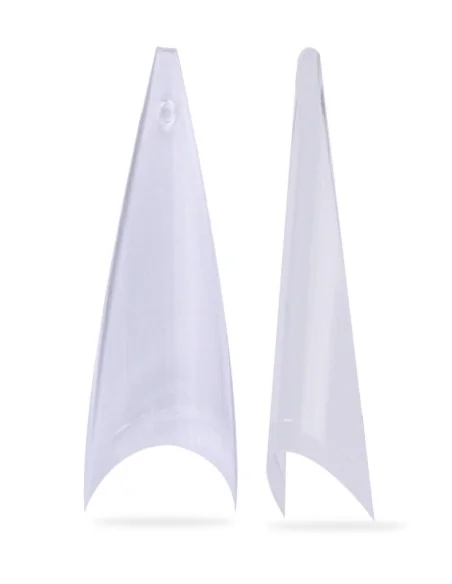 PURPLE XXL EXTRA LONG STILETTO CLEAR NAIL TIPS 360UDS
