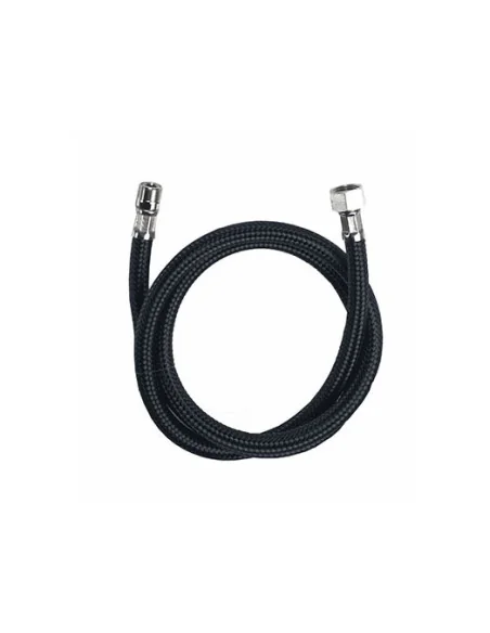 EUROSTIL RECAMBIO TUBO FLEXIBLE NYLON NEGRO 120CM LAVACABEZA
