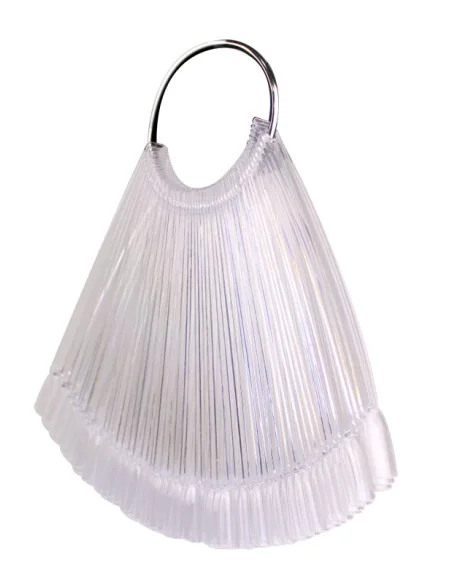 PURPLE MUESTRARIO TRANSPARENTE CON ANILLAS 50 TIPS