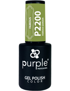 PURPLE GEL POLISH COLOR FAMOUS GARDEN 10ML