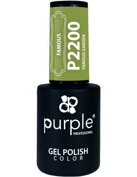 PURPLE GEL POLISH COLOR FAMOUS GARDEN 10ML