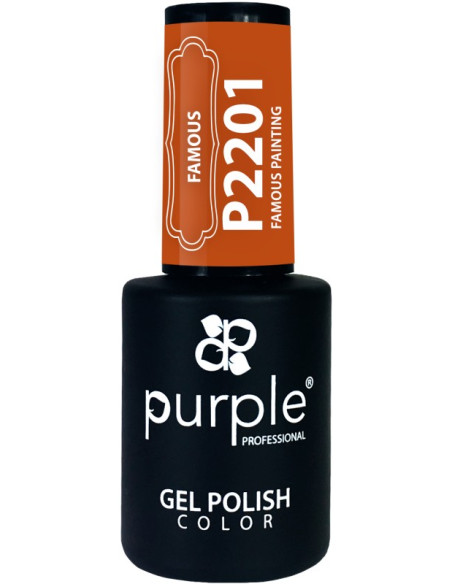 PURPLE GEL POLISH COLOR FAMOUS PAINTING 10ML
