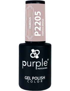 PURPLE GEL POLISH COLOR FAMOUS BRIDGE 10ML