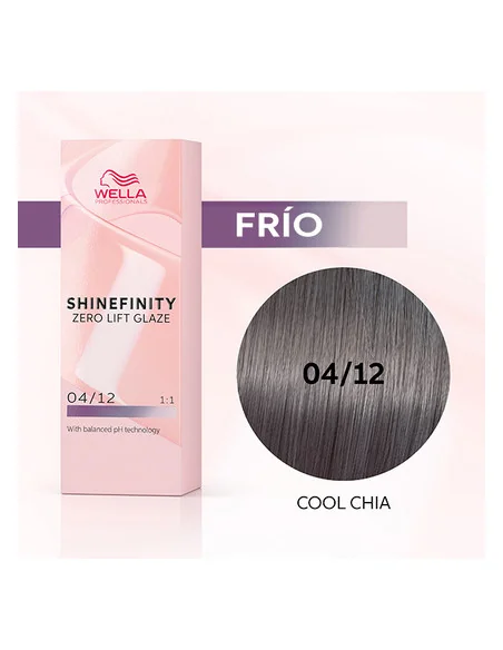 WELLA SHINEFINITY ZERO LIFT GLAZE 04/12 COOL CHIA 60ML