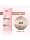 WELLA SHINEFINITY ZERO LIFT GLAZE 08/0 NATURAL LATTE 60ML|Mathiss