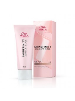 WELLA SHINEFINITY ZERO LIFT GLAZE 06/0 NATURAL BRANDY 60ML|Mathiss