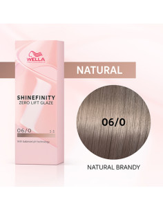 WELLA SHINEFINITY ZERO LIFT GLAZE 06/0 NATURAL BRANDY 60ML 2
