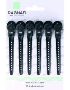 RAGNAR PINZAS METALICAS NEGRAS (6 UNIDADES) 2