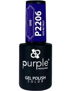 PURPLE GEL POLISH COLOR GIVE ME TRUST 10ML