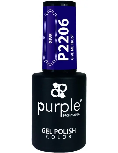 PURPLE GEL POLISH COLOR GIVE ME TRUST 10ML