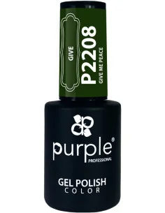 PURPLE GEL POLISH COLOR GIVE ME PEACE 10ML