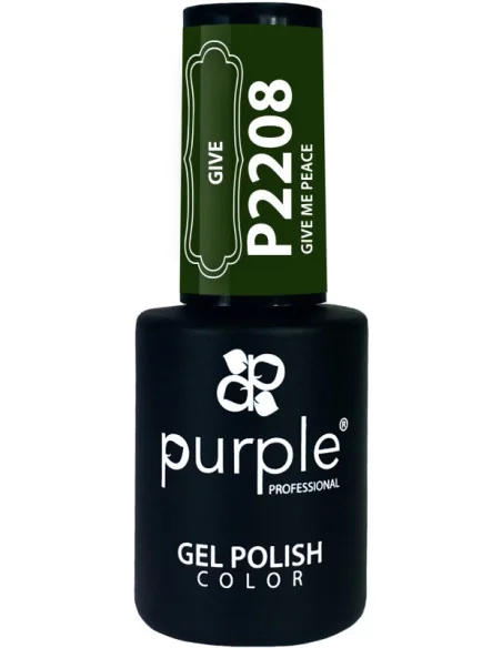 PURPLE GEL POLISH COLOR GIVE ME PEACE 10ML