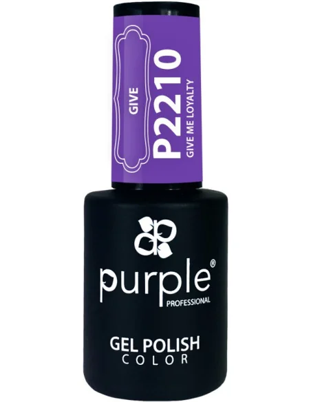 PURPLE GEL POLISH COLOR GIVE ME LOYALTY 10ML
