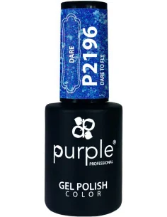 PURPLE GEL POLISH COLOR DARE TO FLY 10ML