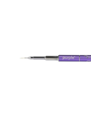 ***PURPLE PINCEL NYLON NAIL ART THIN STROKES 7mm***