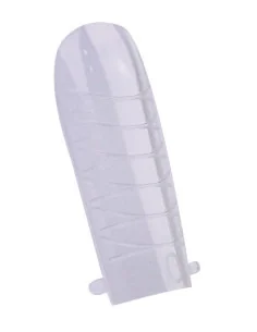 PURPLE DUAL FORMS SQUARE CLEAR NAIL TIPS 120UDS 2