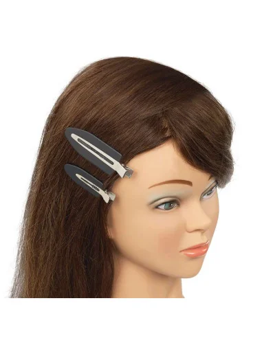 Sibel Creasless Setting Clip Short 4pcs Black