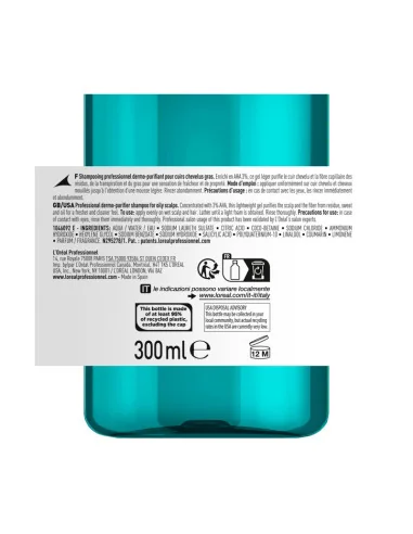 LOREAL EXPERT SCALP ADVANCED DERMO-PURIFIER SHAMPOO 300ML