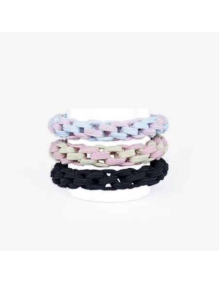 Bifull Coleteros Colores Trenzados Fuertes 3uds