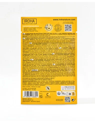 Iroha Exfoliating Toner 10 Pads | Mathiss Ibiza