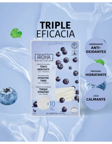 Iroha Hydrating Toner 10 Pads | Mathiss Ibiza